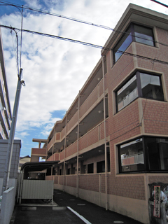 Building appearance. Flat parking ・ Bicycle-parking space