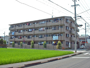 Building appearance. convenience store 4 minute walk super A 5-minute walk