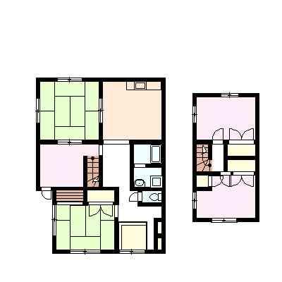 Floor plan. 14,750,000 yen, 5DK, Land area 132.39 sq m , Building area 82.62 sq m