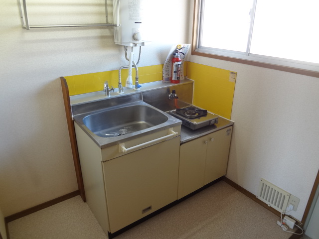 Kitchen.  ☆ Convenient gas stove correspondence ☆