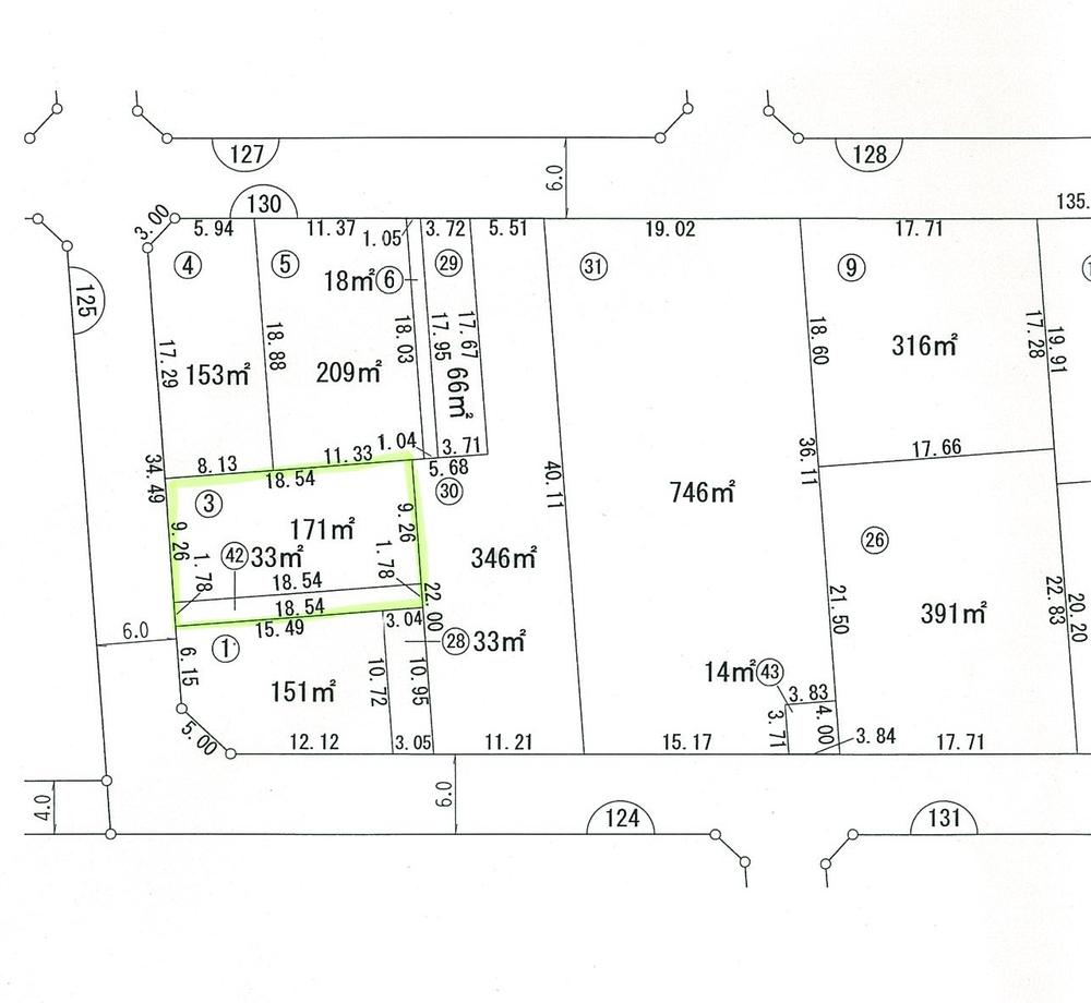 Compartment figure. Land price 14.5 million yen, Land area 204 sq m