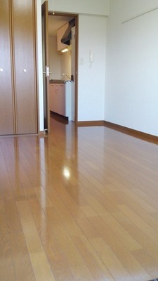 Living and room. Western-style 8 pledge. With hanger rack on the right side wall