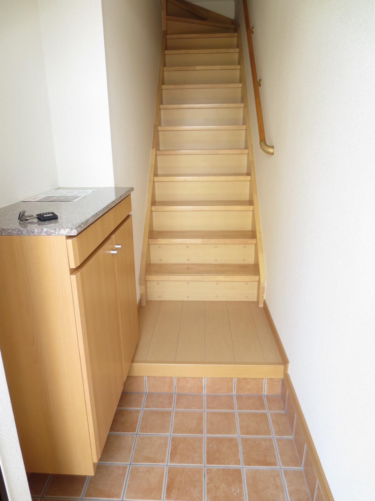 Entrance. Shoe box is equipped!