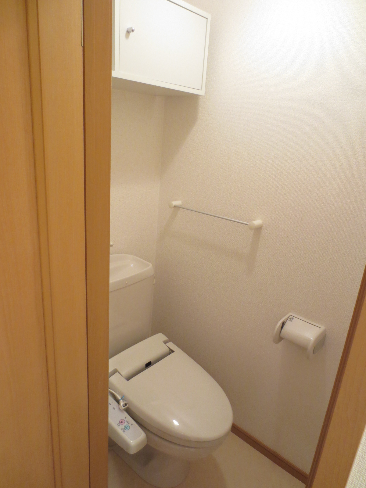 Toilet. It is a warm water washing toilet seat!