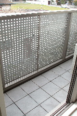 Balcony. Ventilation good on the balcony of punching panel.