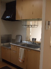 Kitchen. Kitchen of muted colors.