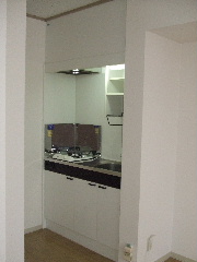 Kitchen. Compact kitchen.