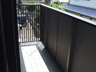 Balcony. Well-ventilated good balcony.