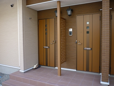 Entrance. Also door, It is nice