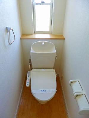 Toilet. With warm water washing toilet seat