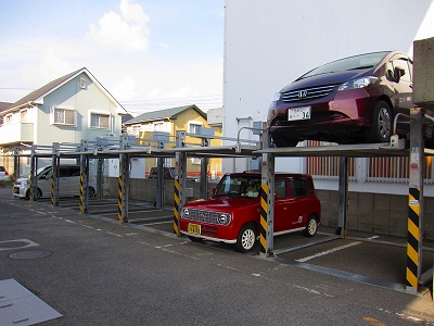 Parking lot. Without roof