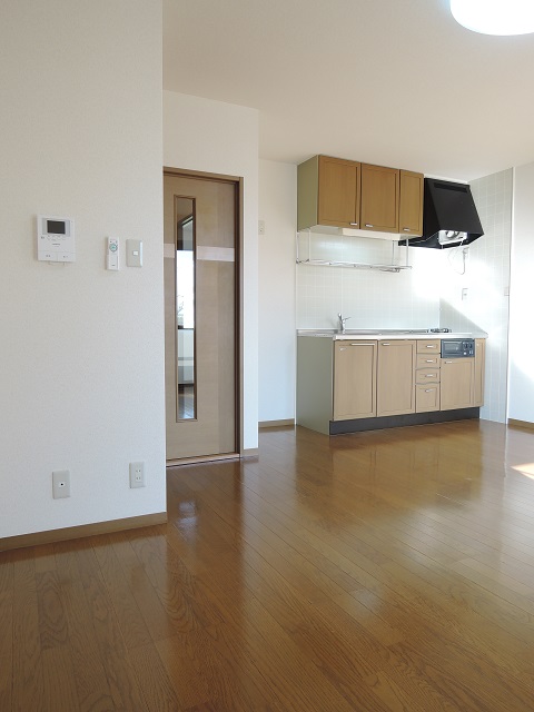 Living and room. Air conditioning, We ceiling lighting installation.