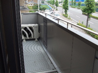 Balcony. Large south-facing balcony.