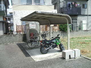 Other common areas. Peace of mind even if it rains because Covered bicycle parking.
