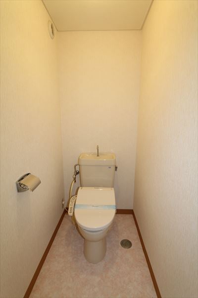 Toilet. With warm water washing toilet seat.