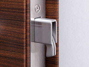 Security.  [Sickle dead bolt] Since the dead bolt is in sickle, Bar is hard to structure that can not answer lock lock is less likely to come off in an attempt to pry, etc..