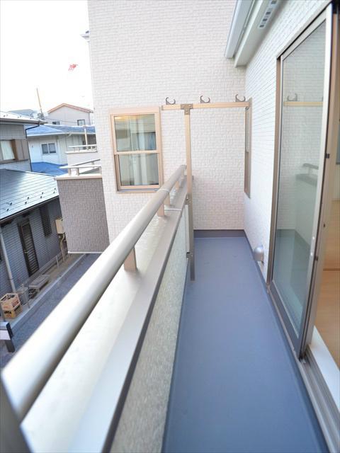 Balcony. Balcony is with two sides facing south