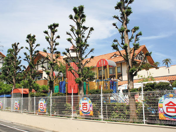 Surrounding environment. Jiangbei Shirayurigakuen Jiangbei white lily kindergarten (5-minute walk ・ About 390m)