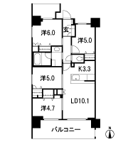 Floor: 4LDK, occupied area: 73.17 sq m, Price: 33,300,000 yen, now on sale