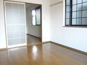 Living and room. Corner room two-sided lighting