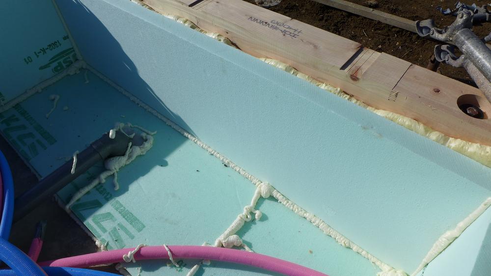 Construction ・ Construction method ・ specification. Under the floor insulation of Hokkaido par