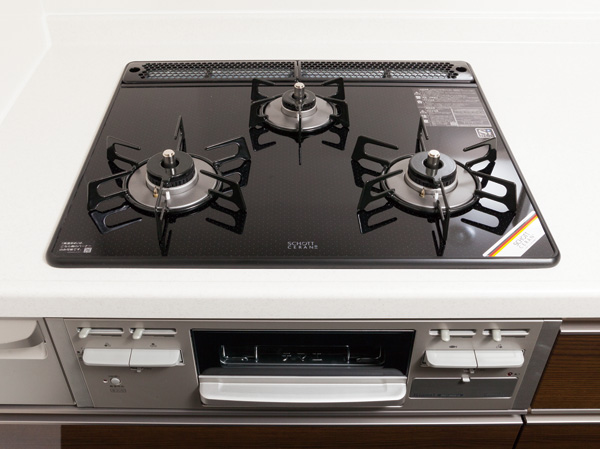 Kitchen.  [Glass top stove] Stove has a high durability, Adopt a hard glass top plate which also attaches simple wound care. To achieve a clean kitchen.
