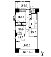 Floor: 4LD ・ K + N + WIC, the occupied area: 96.21 sq m, Price: TBD