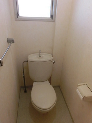 Toilet. Toilet with a window