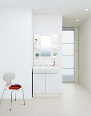 Same specifications photos (Other introspection). Vanity of INAX Corp.. Large basin is characterized by a large mirror cabinet comfortable use.