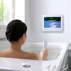 Other Equipment. Standard equipped with a digital terrestrial bathroom TV. Also, Since the connection between the AV equipment is also available, You can also movies and DVD watching. To bath time more relaxing!
