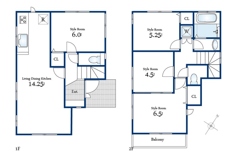 Floor plan. (C Building), Price 29,800,000 yen, 4LDK, Land area 84.79 sq m , Building area 83.62 sq m