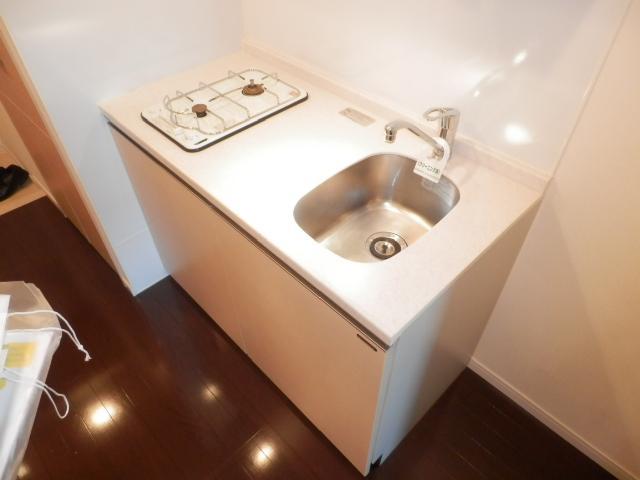 Kitchen. System kitchen two-burner stove