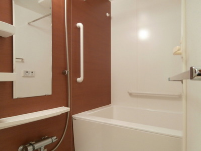 Bath. Reheating fully equipped bathroom