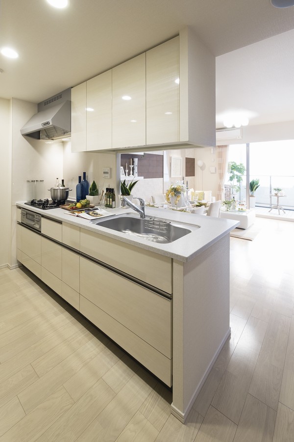 Advanced equipment, such as a disposer to help in the kitchen housework is standard equipment. Cleaning Easy