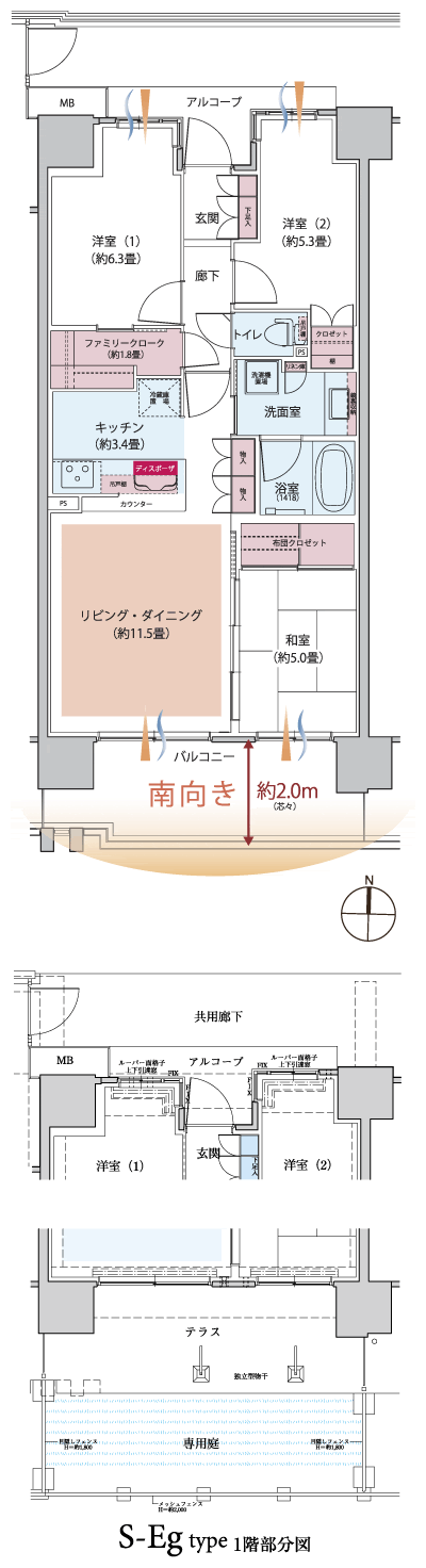 Floor: 3LDK + FC, the occupied area: 70.73 sq m, Price: TBD