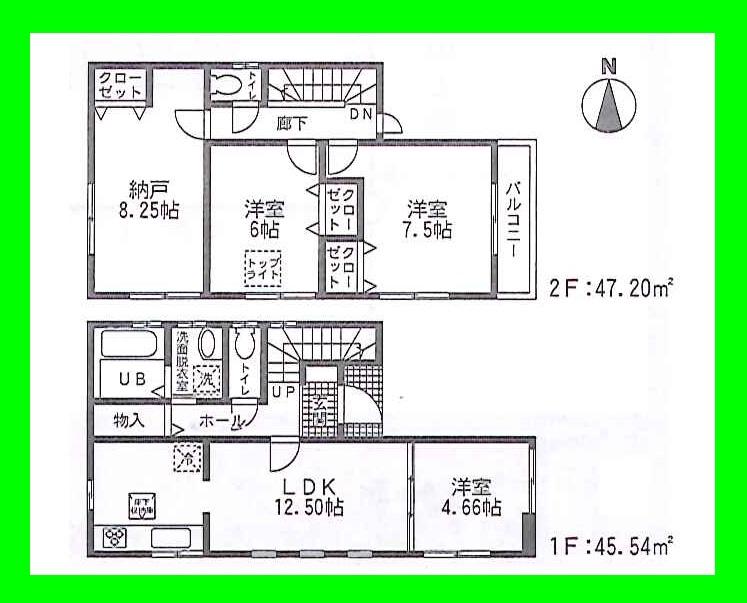 Floor plan. (12 Building ), Price 30,800,000 yen, 3LDK+S, Land area 86.02 sq m , Building area 92.74 sq m