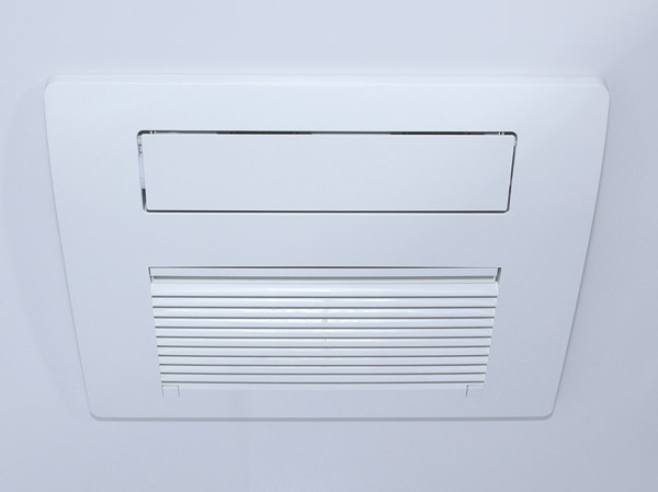 Bathing-wash room.  [Bathroom heating dryer (TES type)] You can also clean and dry the laundry on a rainy day. Remove the moisture and, Also effective in inhibiting mold and corrosion. Also it comes with a heating function and a 24-hour ventilation system.