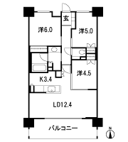 Floor: 3LDK, occupied area: 68.17 sq m