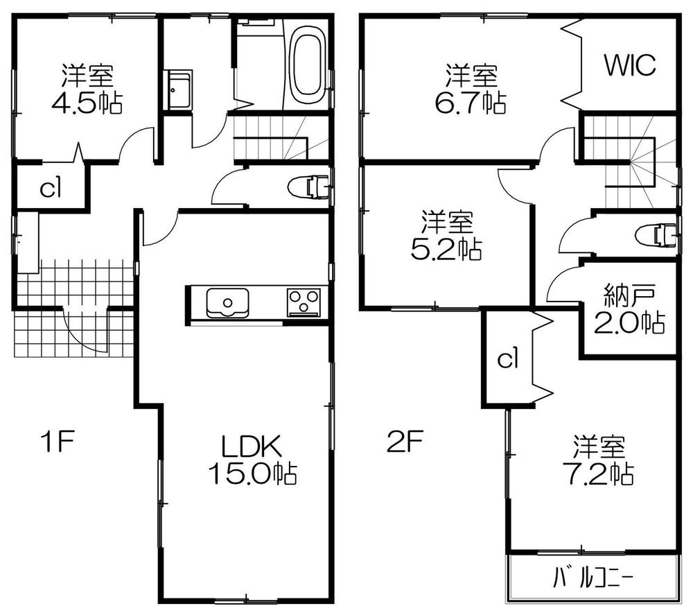 Floor plan. (4 Building), Price 38,800,000 yen, 4LDK+S, Land area 85.29 sq m , Building area 95.98 sq m