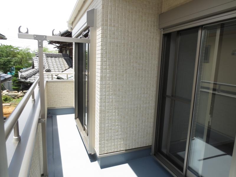 Balcony. A Building balcony