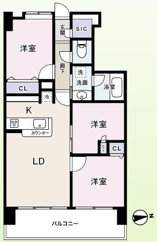 Floor plan. 2008 Built! Shiny renovation already ☆