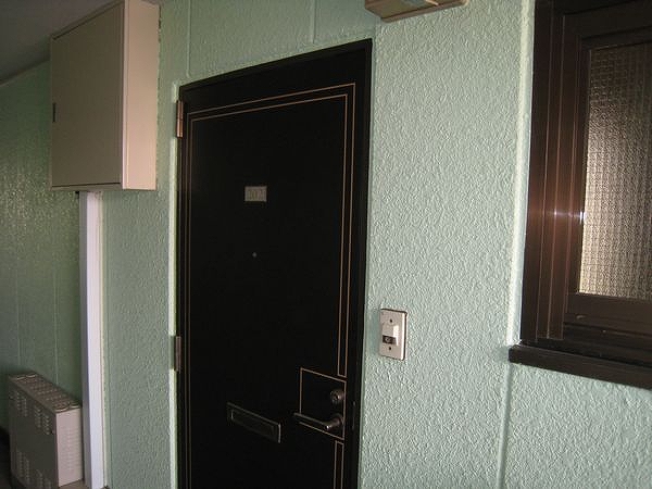 Entrance. Entrance door of calm feeling. 