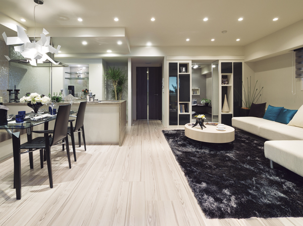 Smooth raw activity line between the kitchen and Japanese-style room has been reserved, Livable dwelling