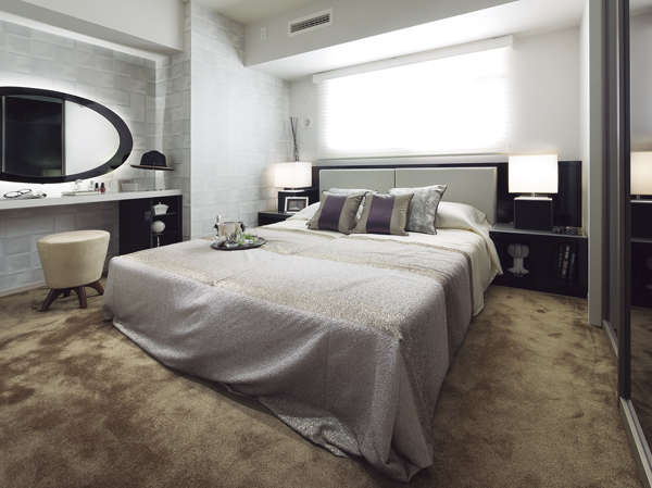 The main bedroom with a closet, Where the fatigue of one day heal