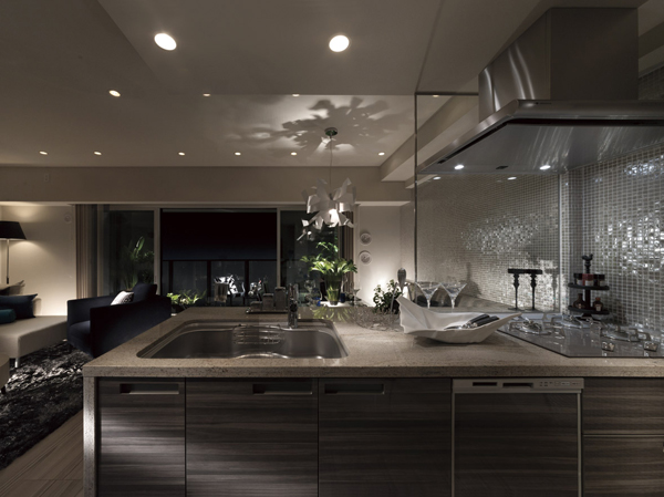 Kitchen.  [kitchen] Including the disposer, Face-to-face kitchen with a lineup of popular equipment.