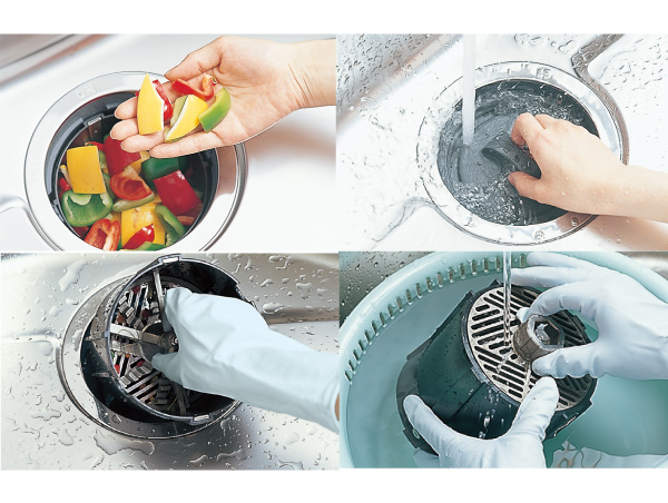 Kitchen.  [disposer] Crushing the garbage, It comes standard with a disposer which can be passed along with the drainage.   ※ Some things that can not be part Milling. (Same specifications)