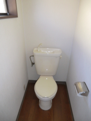 Toilet. Toilet with a window