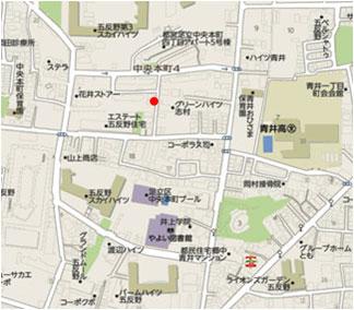 Local guide map. Chuohon cho 4-19-3
