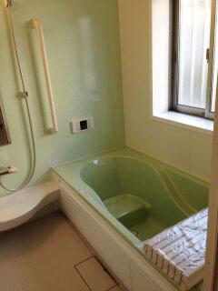 Bathroom. Example of construction