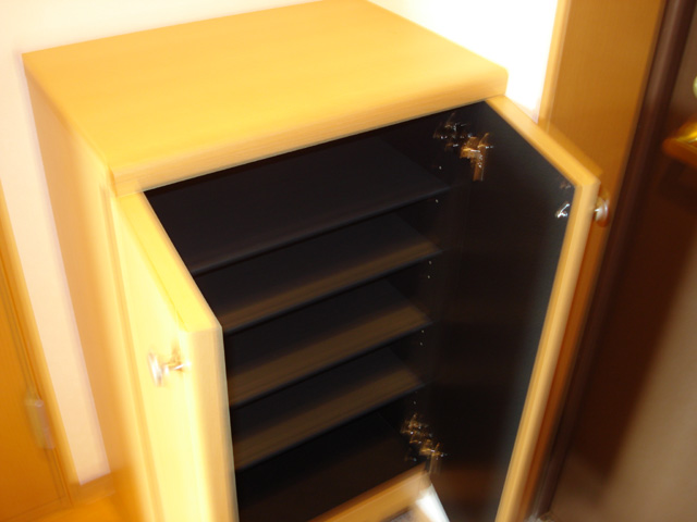 Entrance. Also it has a shoe box.